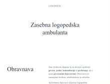 Tablet Screenshot of logopedi.si